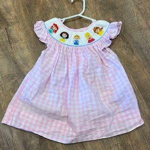 Smocked princess dress